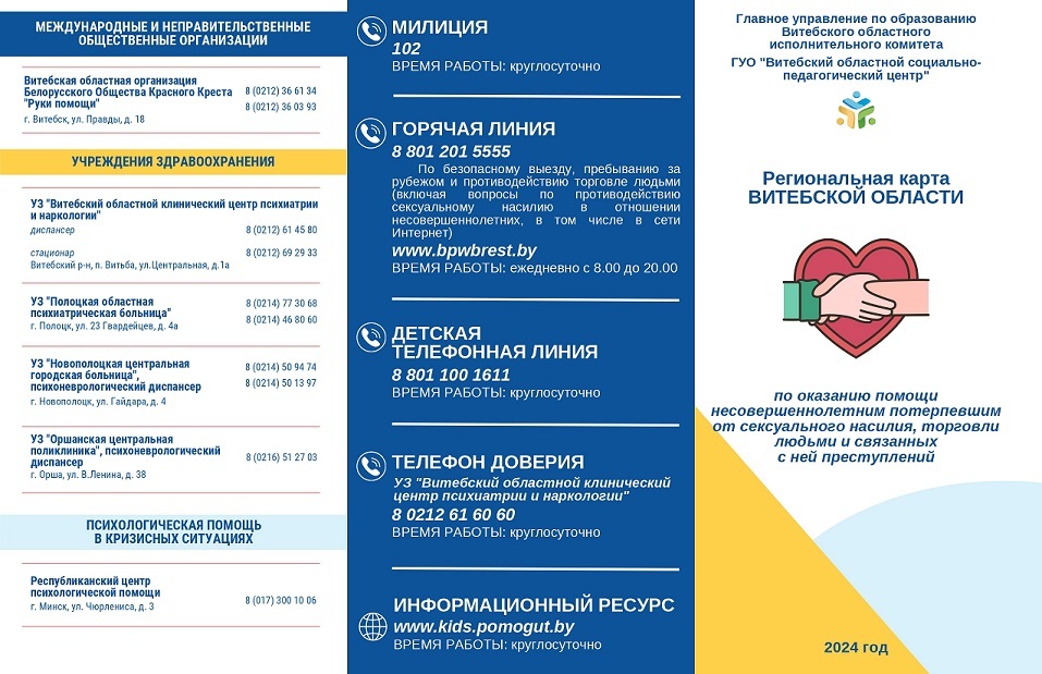 Региональная карта (Витебская область)